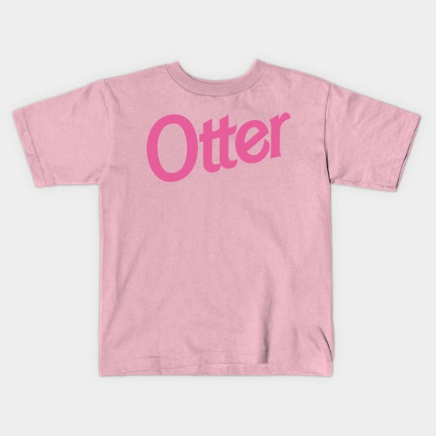 Otter Kids T-Shirt by byb